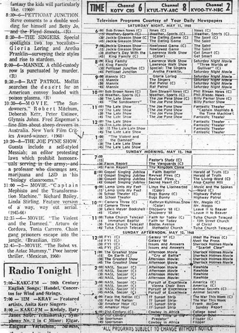 Tulsa TV Schedule