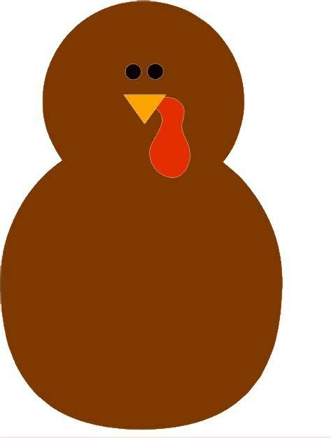 Turkey Body Template Printable