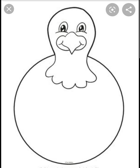 A child's drawing of a turkey using a free printable turkey body template