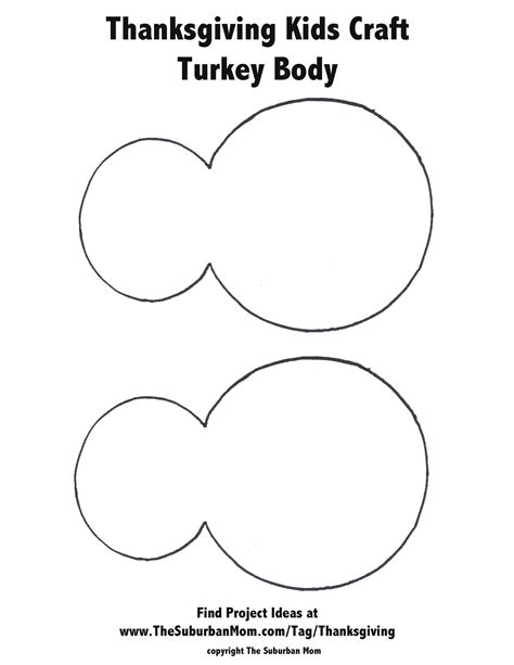 A child's drawing of a turkey using a free printable turkey body template