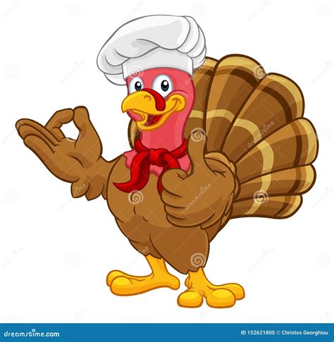 Turkey dressed up as a chef