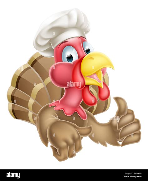 Turkey dressed up as a chef