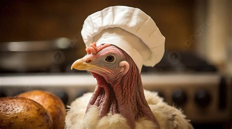 A turkey in a chef disguise