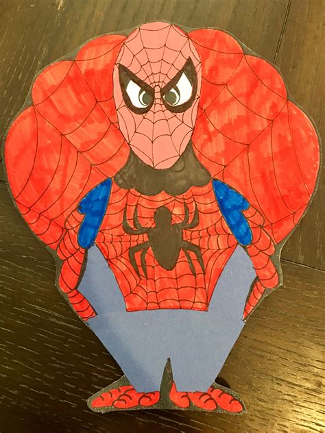 Turkey Disguise Spiderman Crafts