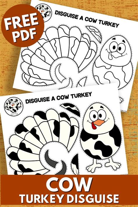 Turkey disguise template with a superhero cape