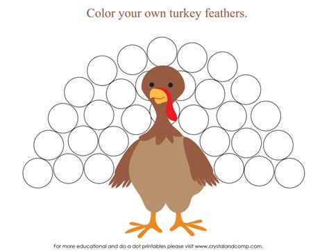 Turkey Do A Dot printable