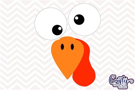 Turkey Face Clipart Template Design 9