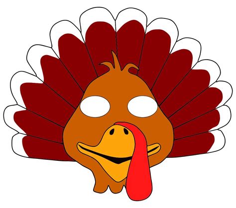 Turkey Face Template Printable