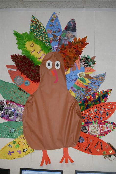 Turkey feather decorations