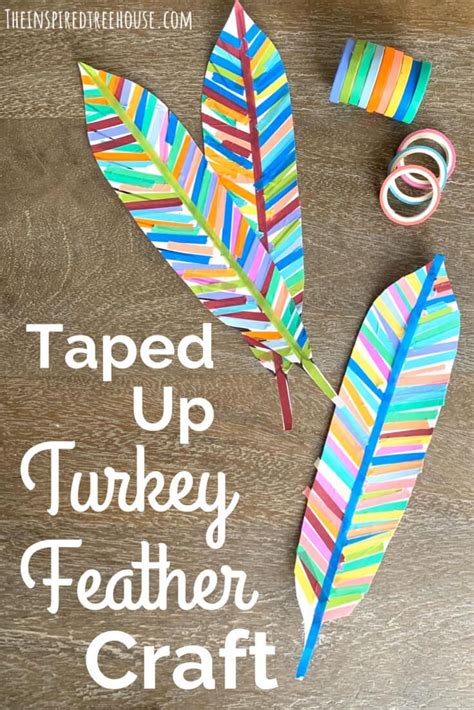 Turkey feather DIY project