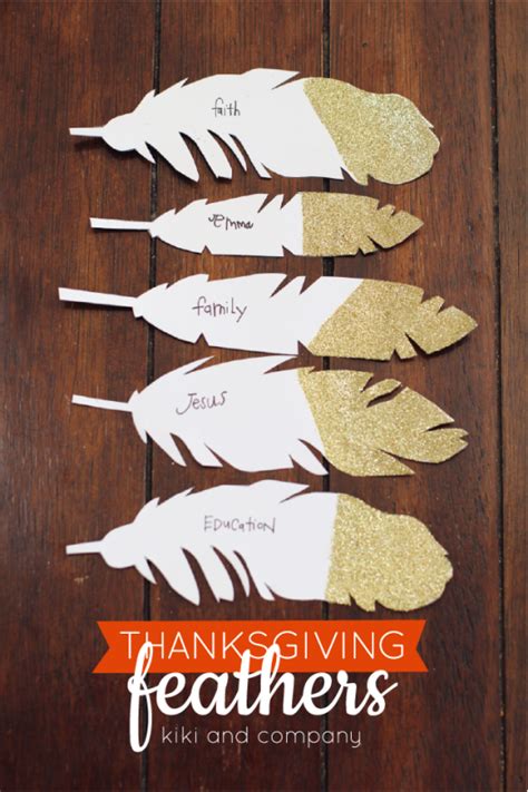 Turkey feather garland