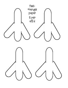 Turkey feet templates for printing