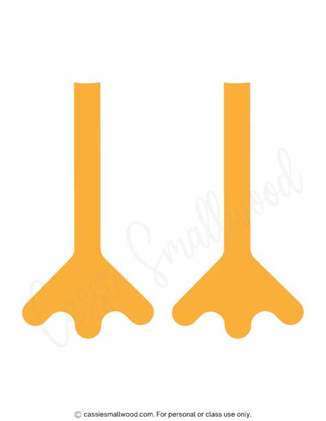 Turkey Feet Templates Gallery Image 10