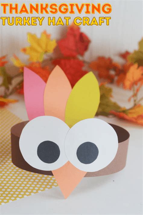 Turkey Hat Craft Template for Kids