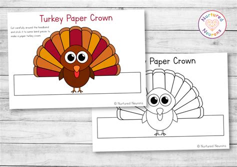 Turkey Headband Template