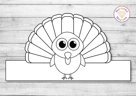 Turkey Headband Template 3