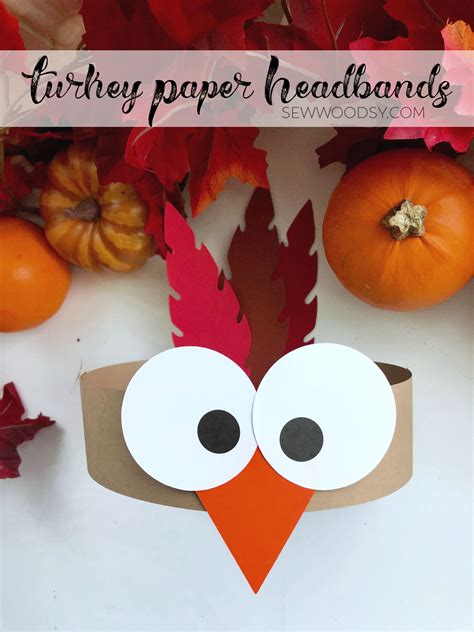 Turkey Headband Template 5