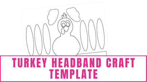 Turkey Headband Template 6