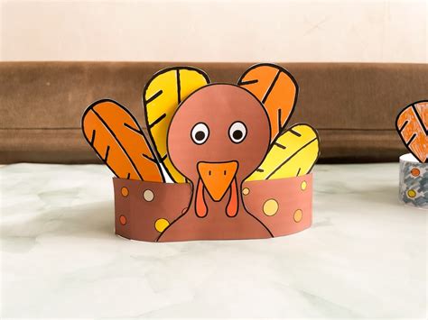 Turkey Headband Template 8