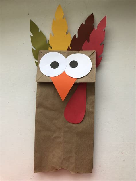 Turkey Paper Bag Puppet 7