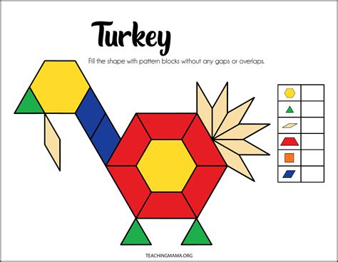 Turkey Pattern Blocks