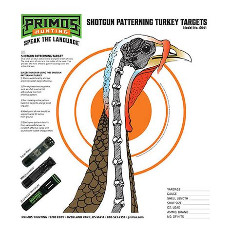 Turkey Target with 10-Ring Point System