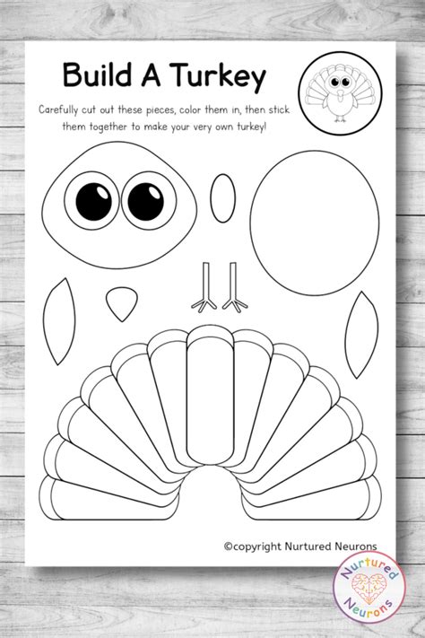 Turkey Templates for Crafts