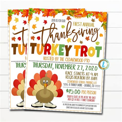 Turkey Trot Template