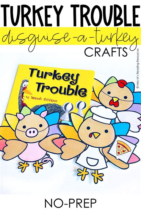 Turkey Trouble Disguise Template Fun For Kids