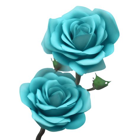 Turquoise Rose Creation