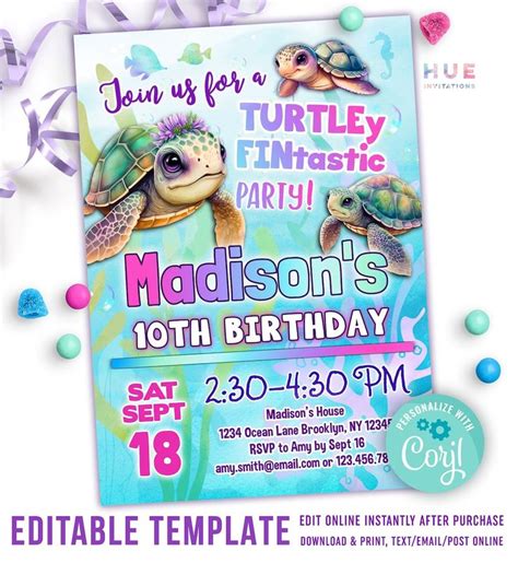 Turtle-tastic Party