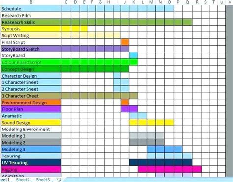 TV Production Planning Template