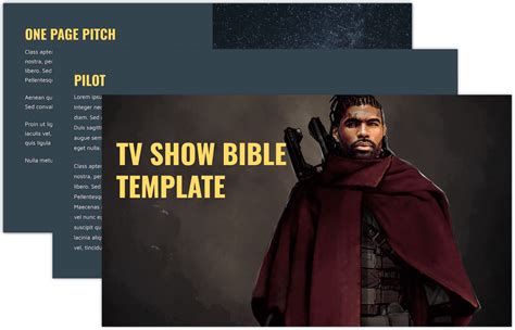 TV Series Bible Template Example PDF