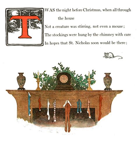 Twas the Night Before Christmas illustration