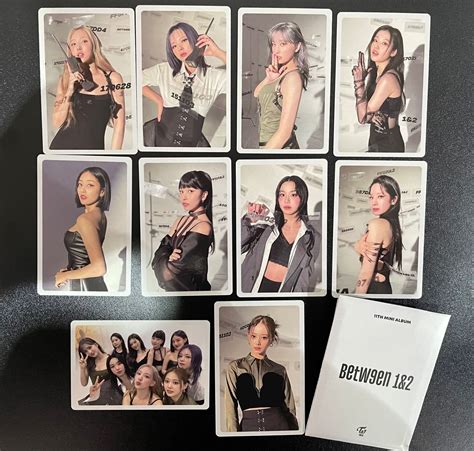 Twice Between 1&2 photocard template design example 4