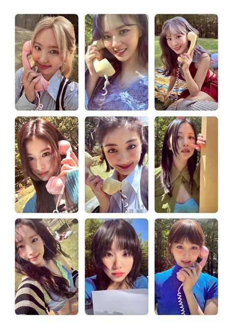 Twice photocard template 2