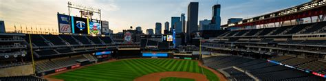 Aerial view of Target Field, home of the Minnesota Twins