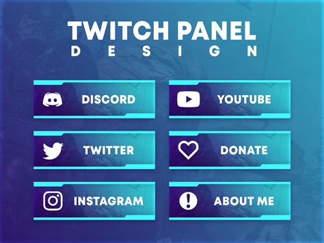 Twitch Panel Design