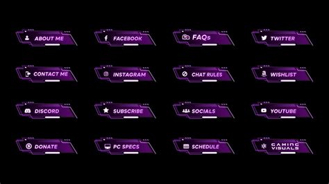 Twitch Panel Essential Elements