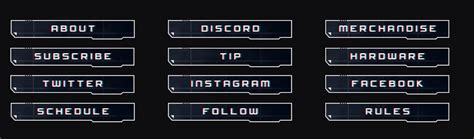 Twitch Panel Template 6