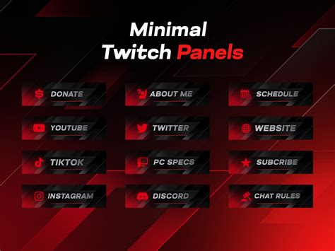 Twitch Panel Tips