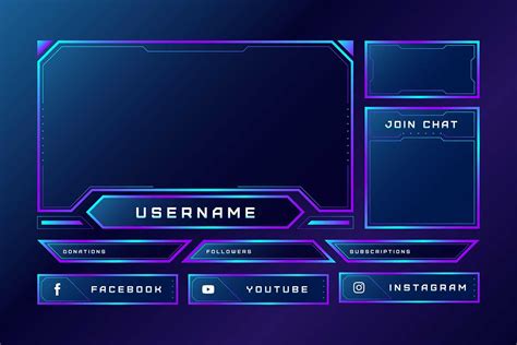 Twitch Stream Background Template 3