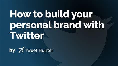 Twitter for personal branding