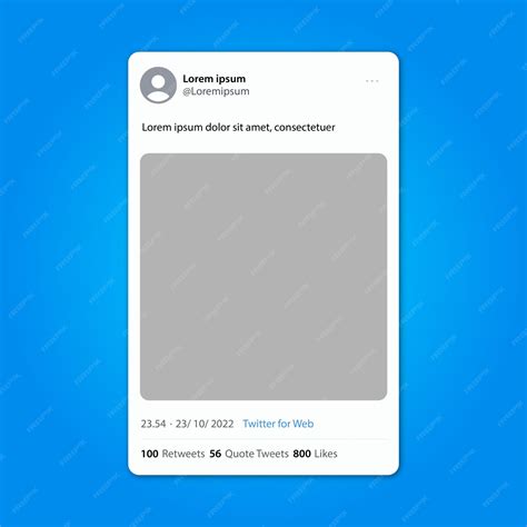 Twitter Template Design