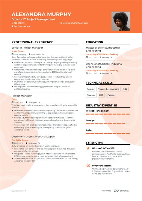 Two-Column Academic CV Template