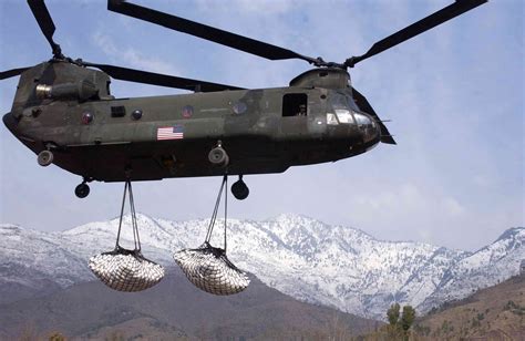 Two Rotor Military Helicopter Examples