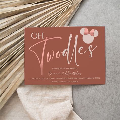 Twodles Invitation Template 2