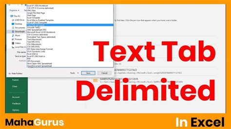 Txt to Excel Delimited