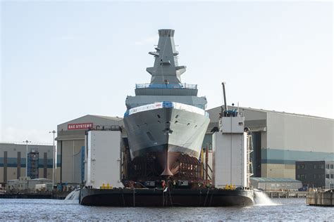 Type 26 Frigate in Dock