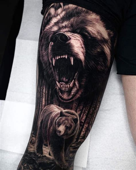 Types of bear tattoos